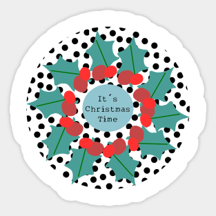 Christmas wreath Sticker